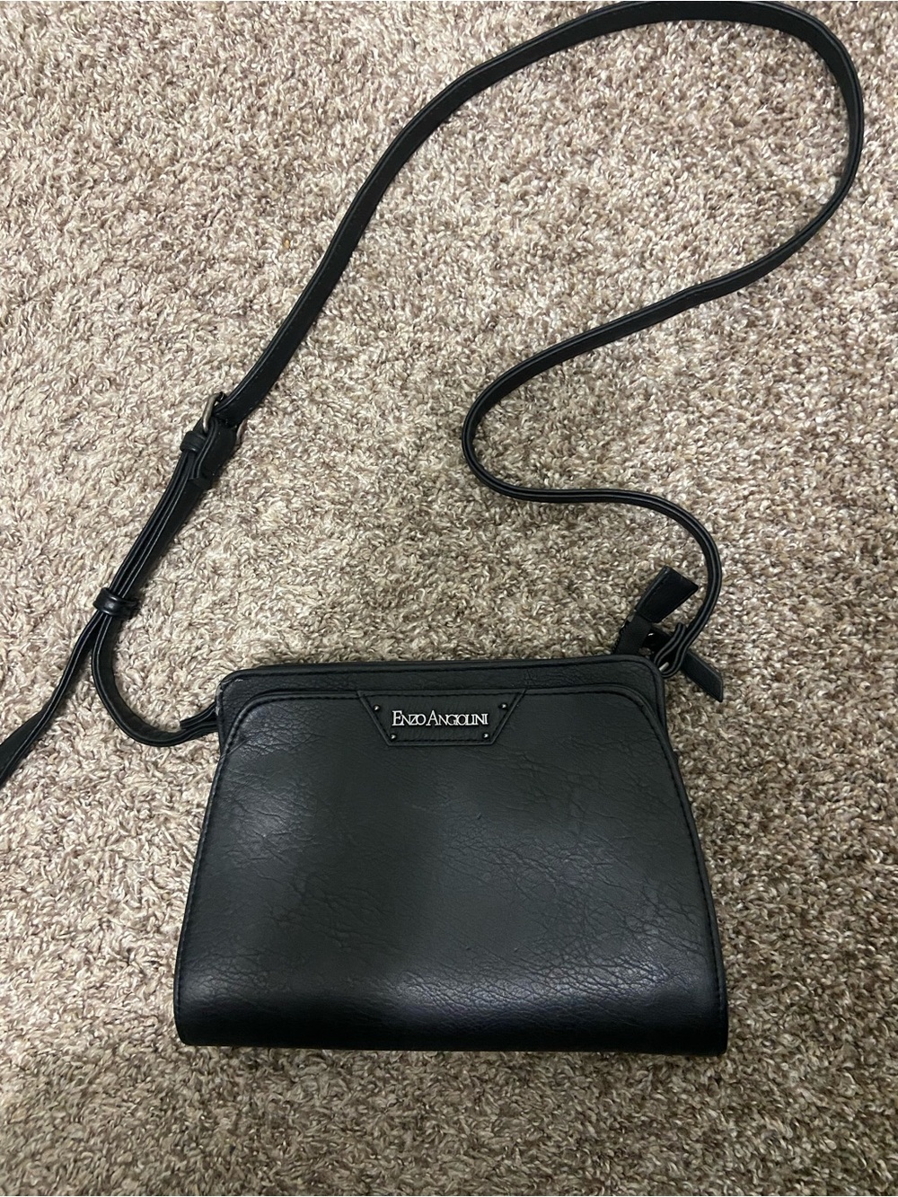 Enzo Angiolini Black Crossbody Purse